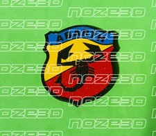 Stemma Fregio ABARTH con clip per mascherina - calandra misure 54x60mm