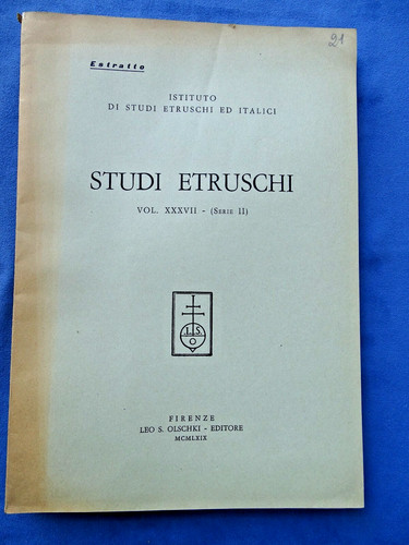 Archeologia studi etruschi - archeologia,