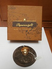 Fermacarte inglese ottone e