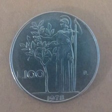 100 Lire Anno 1978 Repubblica Italiana