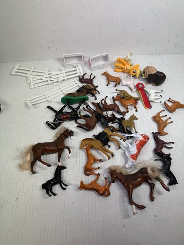 Lotto cavalli giocattolo misti - cavalli,