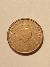 1 centesimo Olanda, Paesi Bassi 1999 - monete euro, circolata