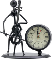 Orologio Da Scrivania Moderno Con Motivo in Ferro, Retro Vintage Orologio Da Tav