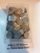 Repubblica Italiana Lotto di 50 Monete da 2 Lire Anno 1957