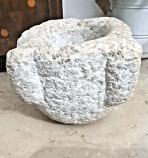 ANTICO MORTAIO PESTELLO PIETRA FARMACIA CUCINA ERBORISTERIA IDEA ARREDO GIARDINO