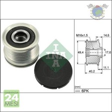 Puleggia alternatore ruota libera Ina per AUDI TT Q5 Q3 A6 A5 A4 A3 A1 MAN TGE