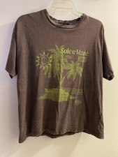Forever 21 Womens Brown T