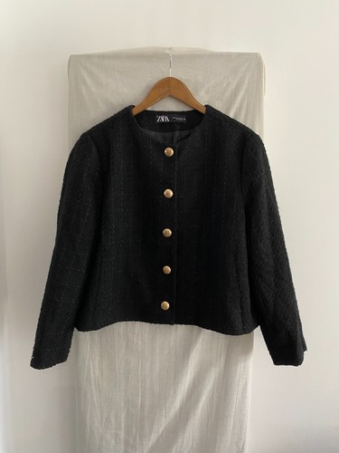 Giacca zara nera lana - zara, con