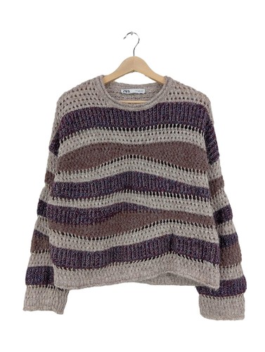 Zara pullover maglia grossa - zara, a