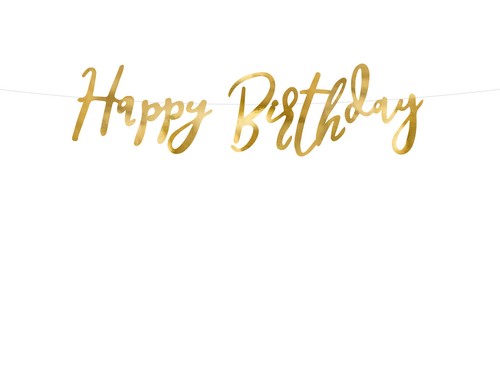 Ghirlanda carta happy - di,