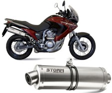 Scarico Storm by Mivv Oval acciaio inox per Honda Xlv Transalp 700 2008 > 2013