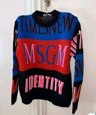 Maglione MSGM Tg S Donna Lana Alpaca 