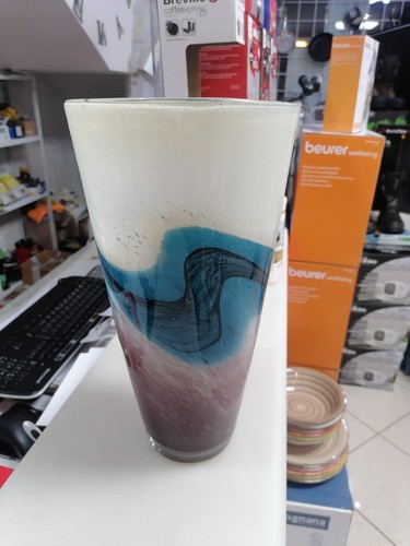 Vaso svasato rosa ceramica - rosa, in