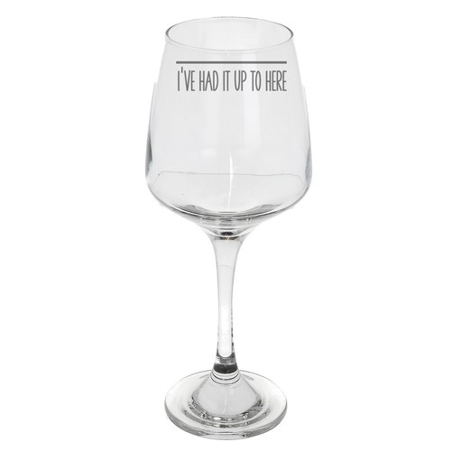 Bicchiere vino divertente - da,