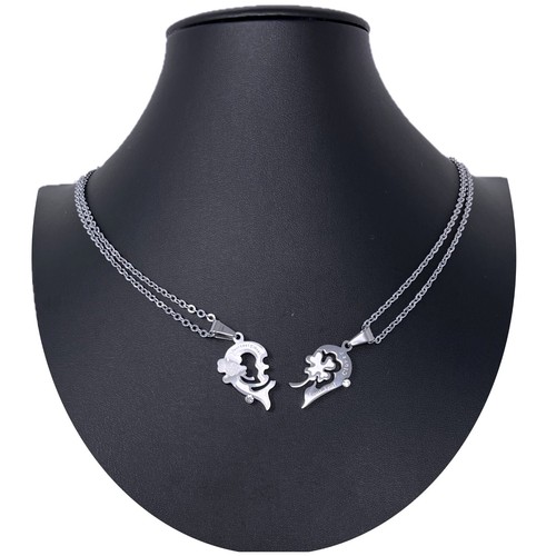 Cuore clover argento - cuore,