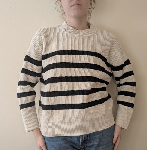 Maglione maglia righe zara - maglione,