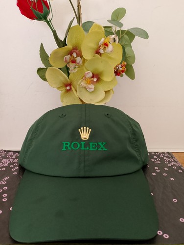 Cappello logo rolex verde - rolex,