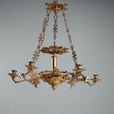 Lampadario Antico Bronzo
