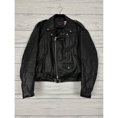 Giacca moto pelle schott dur - pelle,