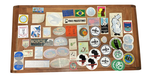 Lotto adesivi vintage