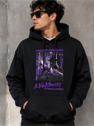 Felpa con cappuccio grafica