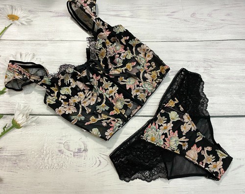 Top bustier pizzo nero con - bustier, in