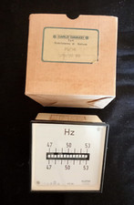 FREQUENZIOMETRO " CARLO GAVAZZI  " ART. FQ96 380/5Hz MADE IN ITALY VINTAGE (S61)