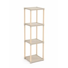 Scaffale 4 ripiani 25x100x26