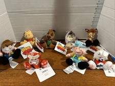 Lotto 8 peluche piccoli piedi