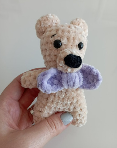 Orsetto amigurumi fatto mano - orsetto,