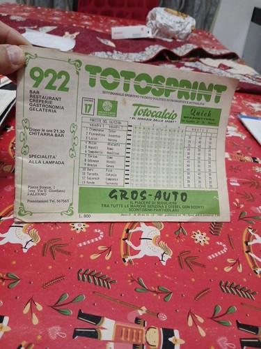 Totosprint totocalcio totip - totosprint,