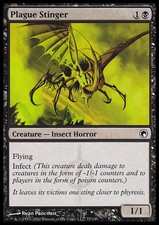 MTG PLAGUE STINGER EXC -