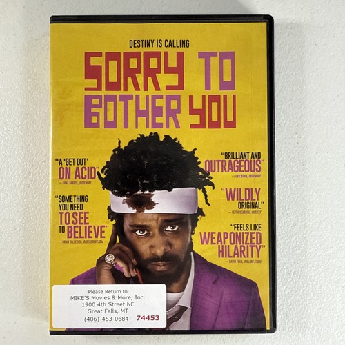 Sorry bother you dvd - sorry,