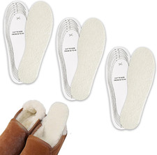 Solette Termiche Invernali - 3 Paia Di Solette in Lana, Solette per Scarpe Junio