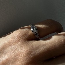 Anello vintage con diamanti