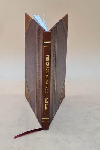 The oracle yahveh - urim, and