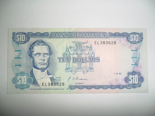 Banconota dollari giamaica - banconota,
