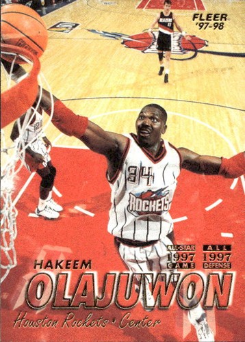 Card nba akeem olajuwon - nba,