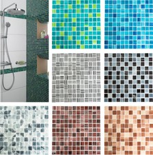 Mosaico in vetro opaco bordo a