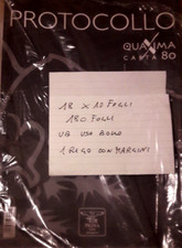 Fogli Protocollo Quaxima Uso