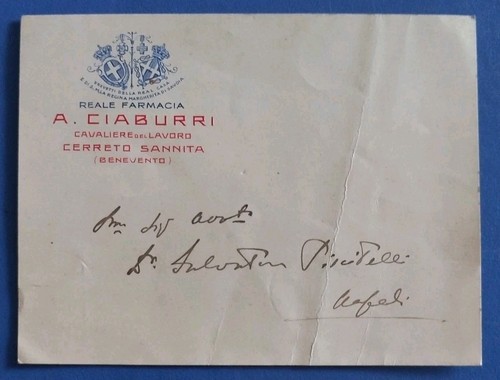 1915 reale farmacia ciaburri - 1915,