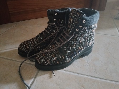 Chanel boots tweed - chanel, in