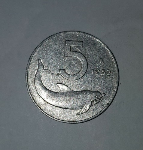 Moneta rara lire del 1952 - moneta, 5
