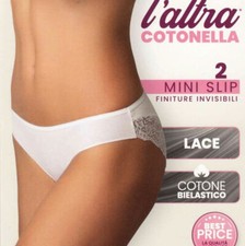 4 SLIP DONNA MINI COTONELLA