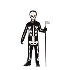 COSTUME HALLOWEEN SCHELETRO SOLDATO BAMBINO VESTITO  GUIRCA SKELETON CARNEVALE