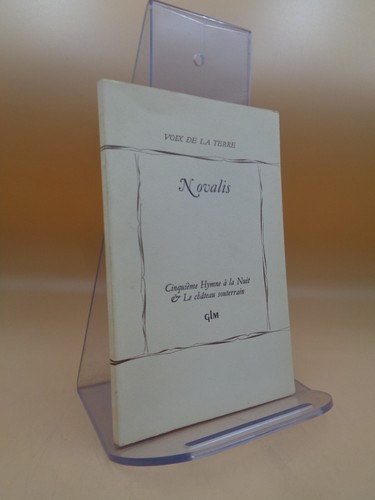 Novalis cinquième hymne à - novalis,