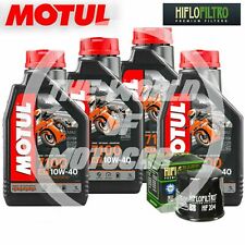 KIT/TAGLIANDO KAWASAKI Z750 2004 2005 2006 OLIO MOTUL 7100 10W40  FILTRO Z 750 S