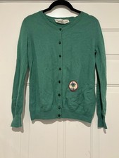 Cardigan donna taglia S 100% cashmere verde Golden Goose marca Deluxe #1040