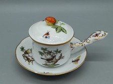 Herend Rothschild 1 tazza di cacao con 1 piattino n. 749/RO brodo porcellana