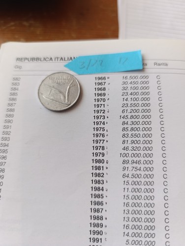 Moneta lire del - moneta,